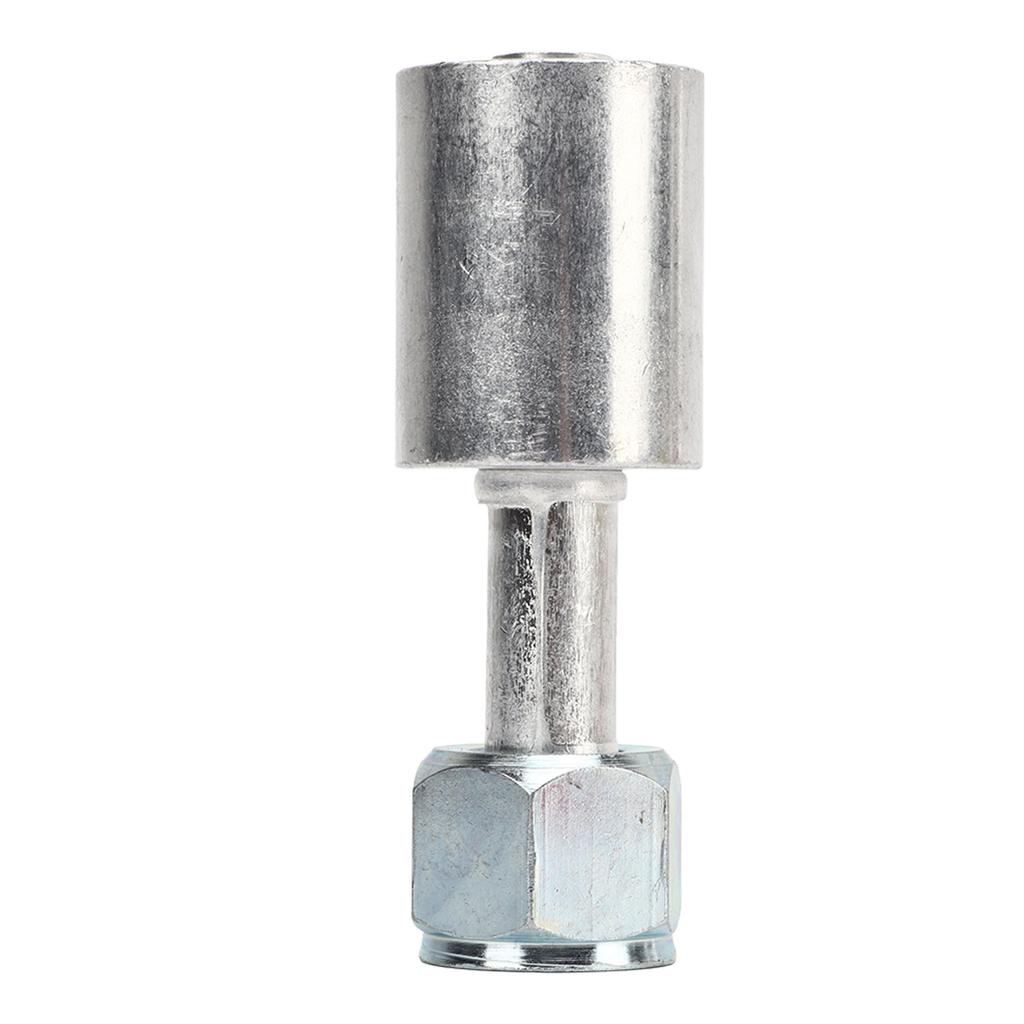 10 Pcs 1 2in Straight Air Conditioning Beadlock Aluminium AC Splicer Hose Fitting for Car Truck Engineering Vehicles