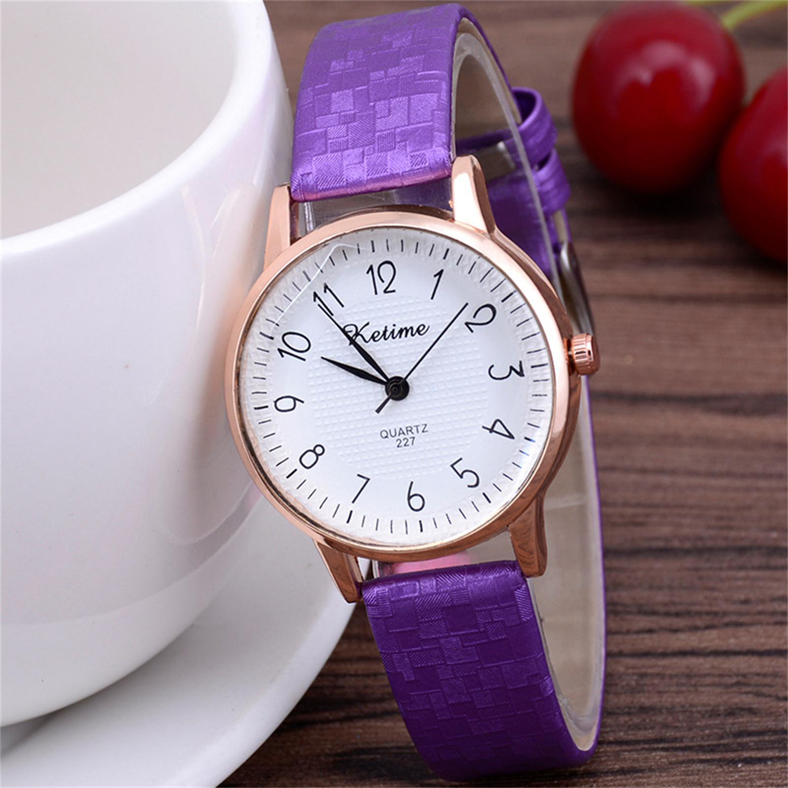 

Женские модные кожаные часы One Size