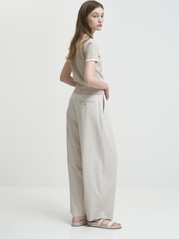 COTE28-1 Wide Tuck Pants