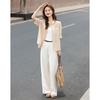 Women's Ramie Lyocell Blend Pleated Lapel Shirt