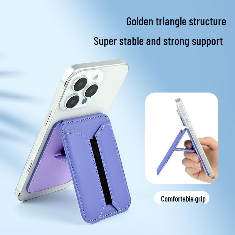Creative MagSafe Elastic Magnetic Card Holder & Stand - Wallet Sleeve & Phone Holder for Convenient Viewing