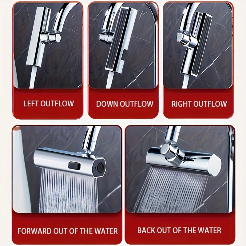1pc Multifunctional Faucet Adapter Faucet, Bathroom Washbasin Faucet, Sink Faucet Replacement Accessories