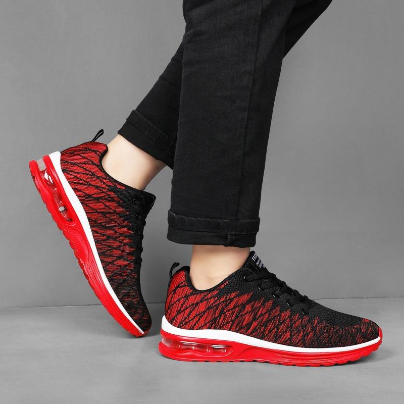 Pantofi sport, Pantofi casual, Pantofi de bărbați respirabili tricotati cu tehnologia Fly, Mărimi mari, Pantofi de alergare ușori