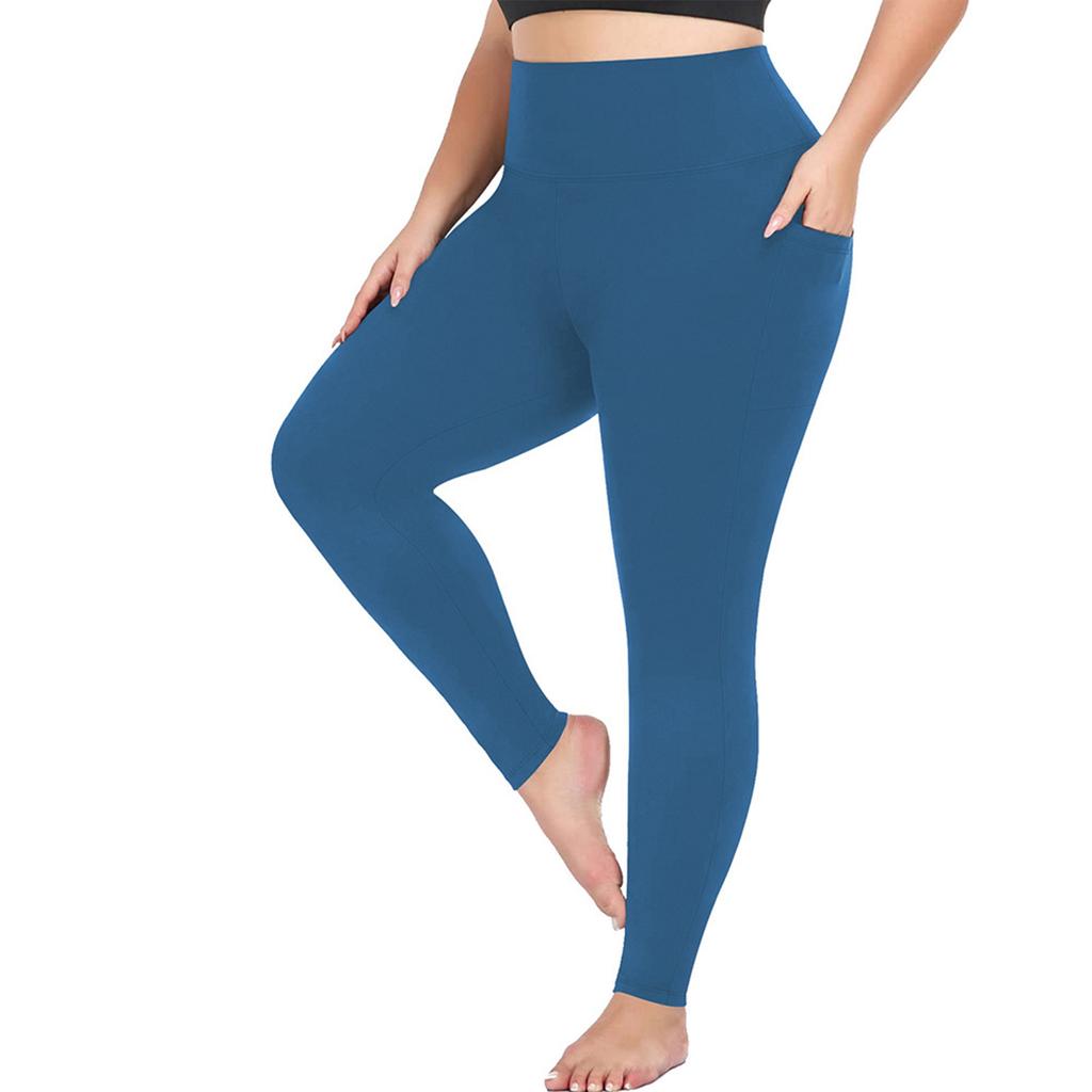 Women's Plus Size Color Butt Lifting Workout Leggings