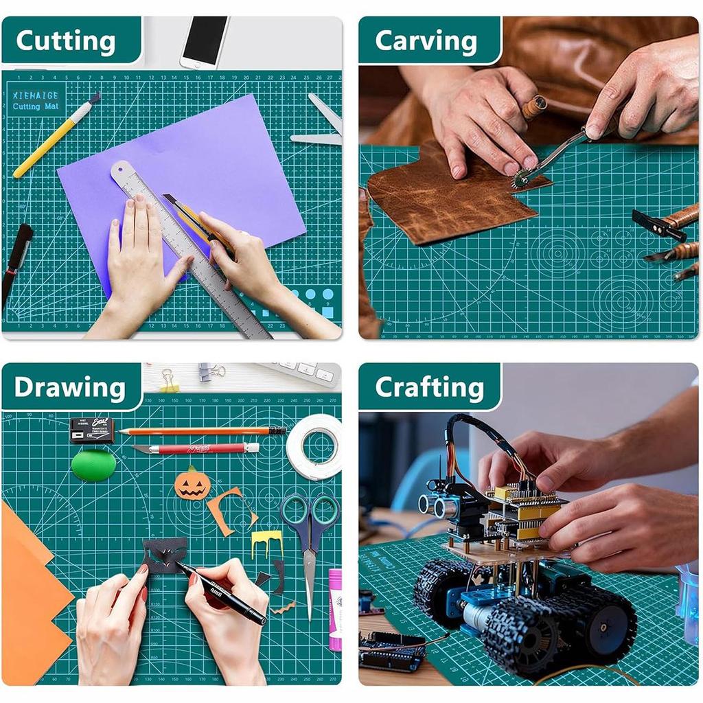 A3 PVC Cutting Mat Board A12456: Craft Knife & Model Pattern Cutting Board