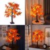 Led Maple Tree Light With 24 Leds For Thanksgiving Christmas Party Home Decoration Indoor Garden Scene