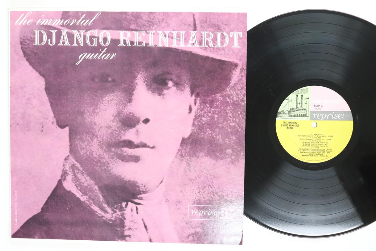 LP Record DJANGO REINHARDT  Immortal Django Reinhardt Guitar R6075 REPRISE 1963 US Jazz Used