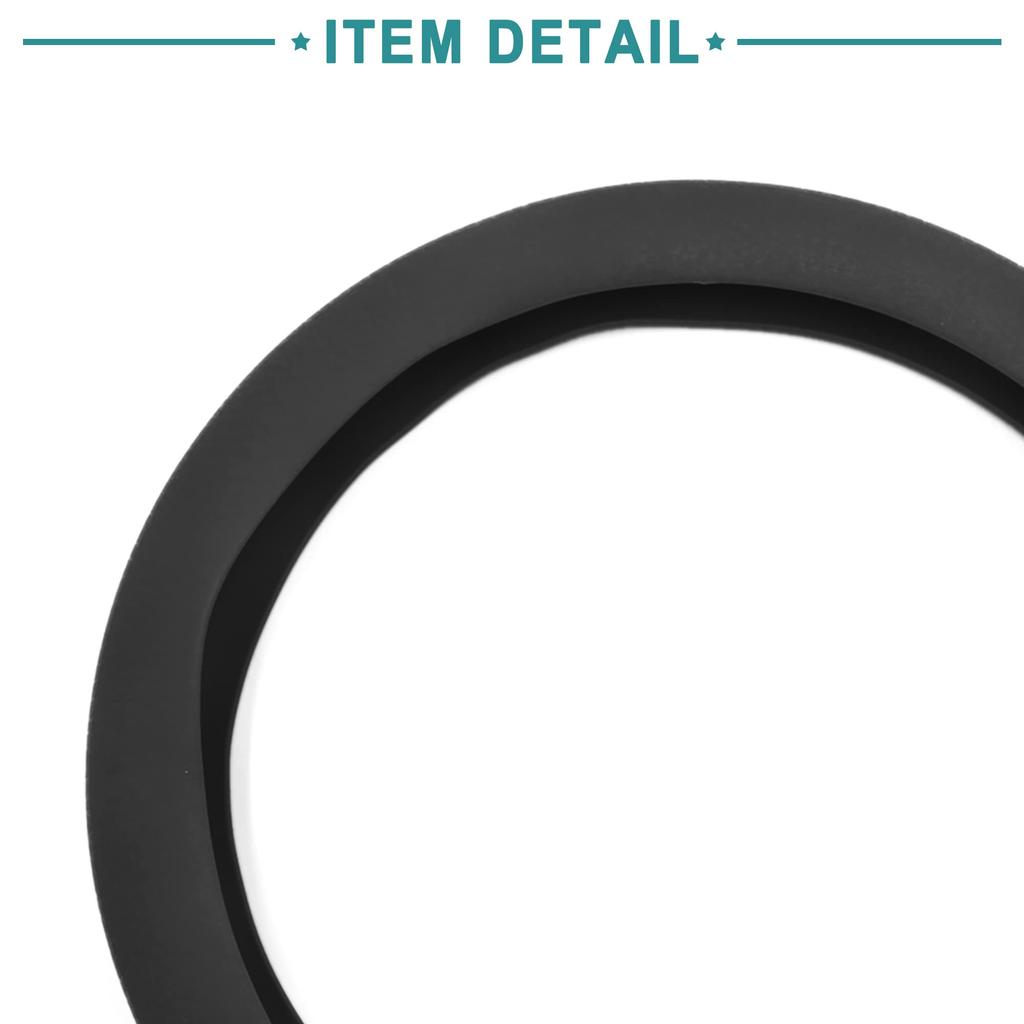 ACROPIX Car Steering Wheel Cover Rubber Anti-Slip Comfortable Universal 32cm