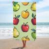 Hellgrünes Frucht-Strandtuch für Erwachsene, Schnelltrocknendes Badetuch, Sandfreies & Hochsaugfähiges Handtuch für Pool, Fitnessstudio, Reisen, Picknick