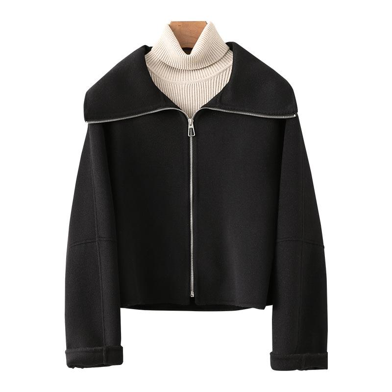 Cashmere coat women's short spring new coat small wool coat women