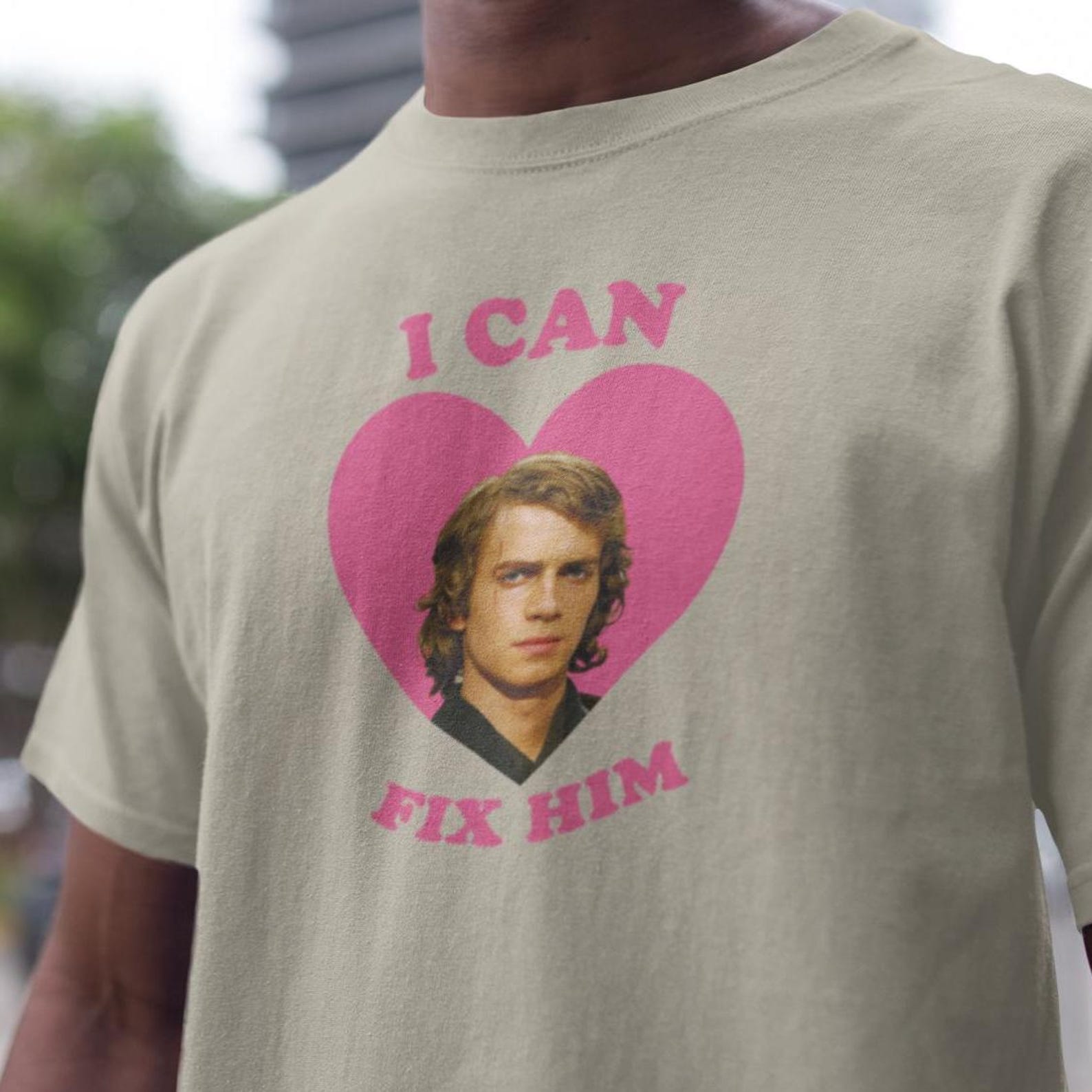 I Can Fix Him Anakin Skywalker T-shirt, Funny Star Wars Movie Tee 4XL