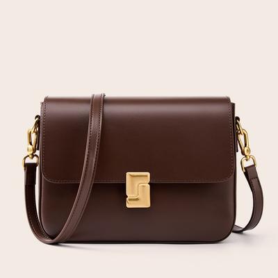 Bolso Bandolera Mensajero para Viajero Bolso Versátil de Axila para Mujer Nuevo Bolso Cuadrado Pequeño de Cuero para Mujer