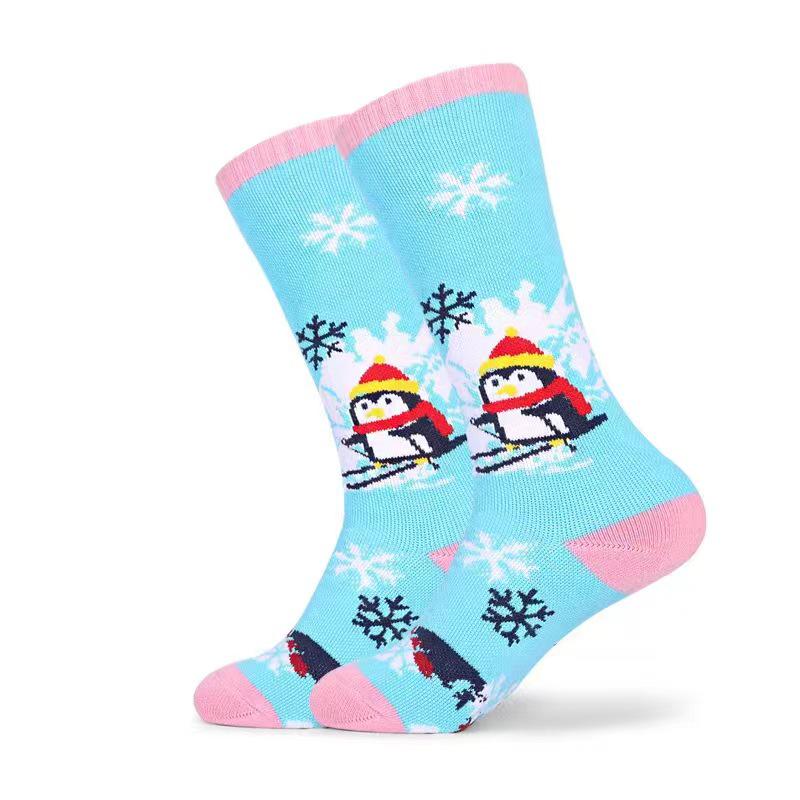 Unisex Quick-Dry Wool Ski Socks for Children and Adults - Warm, Long, and Ideal for Outdoor Sports