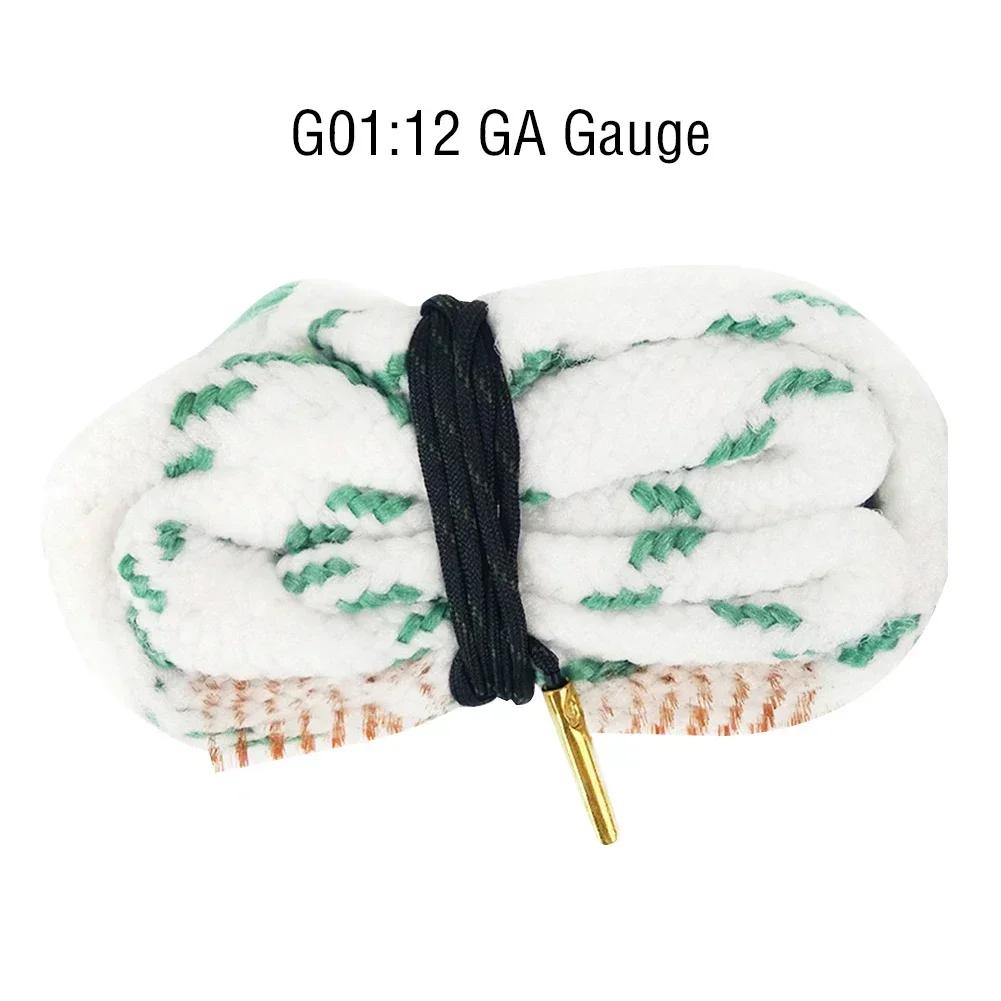 

Hunting Gun Bore Cleaner Snake 12GA .308 .22 .223 .38 Caliber 5.56mm 7.62mm 16GA 20GA Rifle Cleaning Kit Tool Rifle Barrel Rope