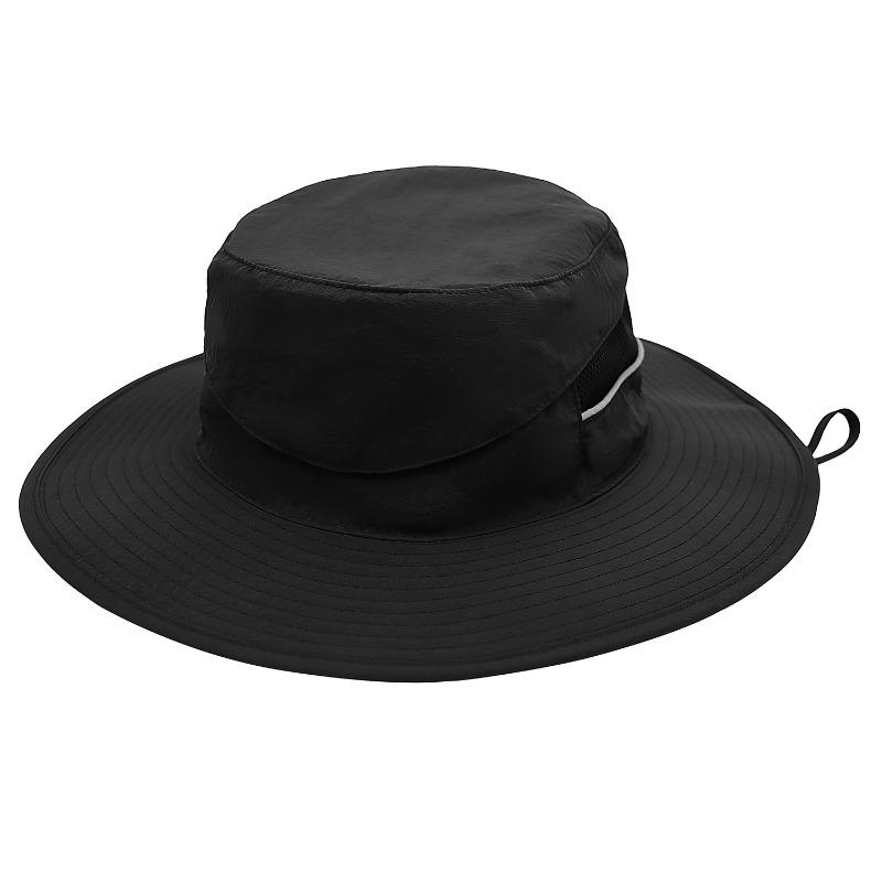 New Bucket Hat Men's Casual Outdoor Quick-drying Sunscreen Hat Light Fishing Visor Camping Hat