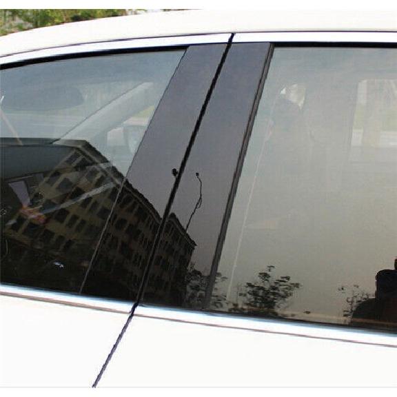 For Cadillac XT5 2017-2023 Pillar Posts Door Piano Black Trim Decal Cover Kit