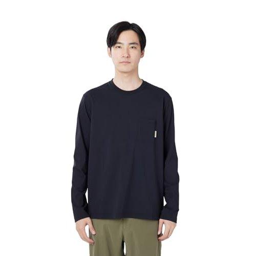 Snow Peak TL Sunset Plating L/S T-Shirt SPTL-TS-26SU910 Black Size M - Unisex Outdoor Long Sleeve Tee