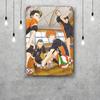 Haikyu Hinata Animation Vintage Metal Tin Signs Posters Decor Retro Metal Plaque Wall Art Decor for Garage Bar