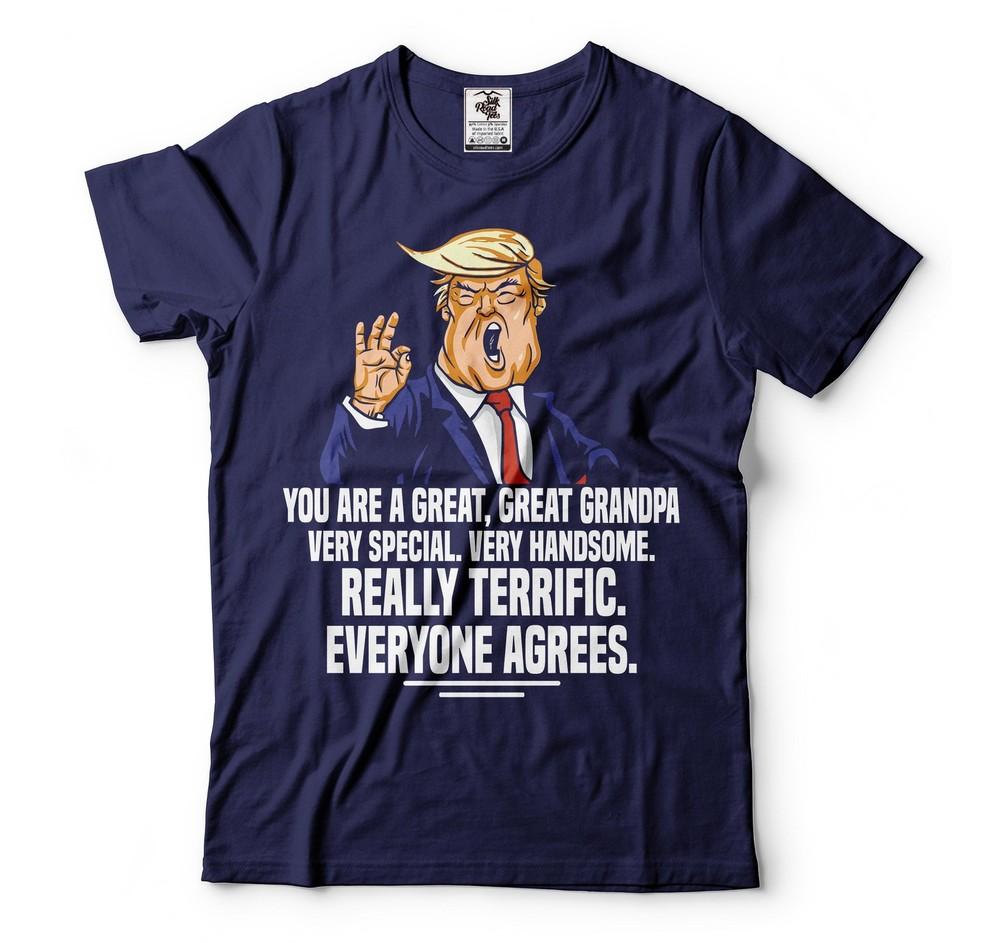 Grandpa Political Trump Tee Shirt Grandpa Gifts Trump Supporter Grandpa Tee Unisex T-Shirt XXL