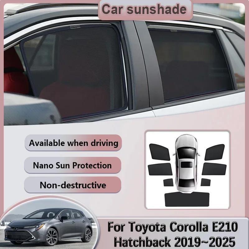 Magnetic Sunshade For Toyota Auris Corolla E210 Hatchback 2019~2025 Sun Visors Car Window Mesh Shades Curtains Auto Accessories