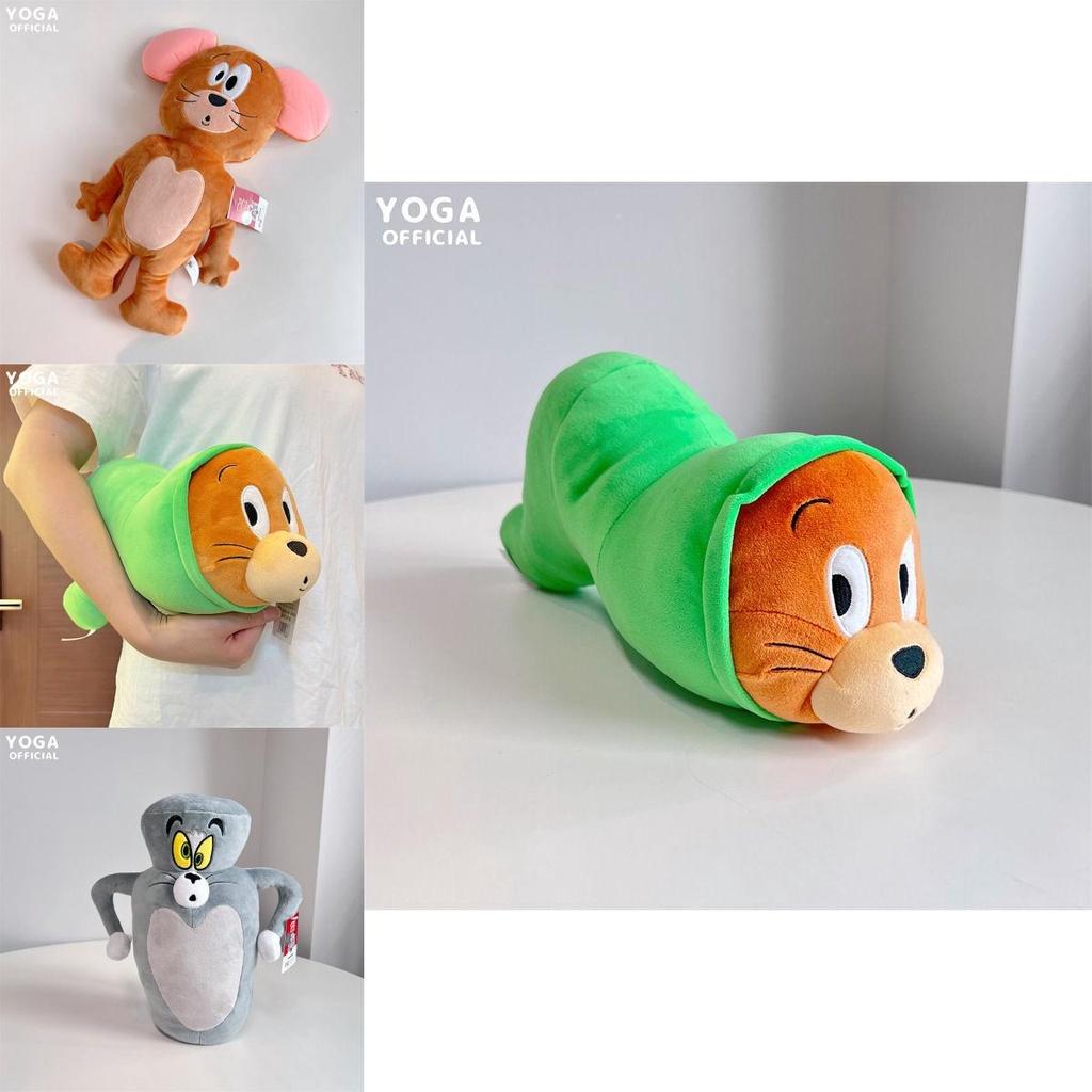 Atrakcyjna pluszowa zabawka-lalka Tom i Jerry w wersji zdeformowanej, żywe kreskówkowe kot Tom, mysz Jerry, prezent
