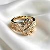 Gold-Tone Openwork Floral