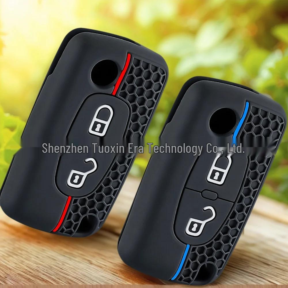 Peugeot Citroen Silicone Car Key Cover for 308, 307, Xsara Picasso