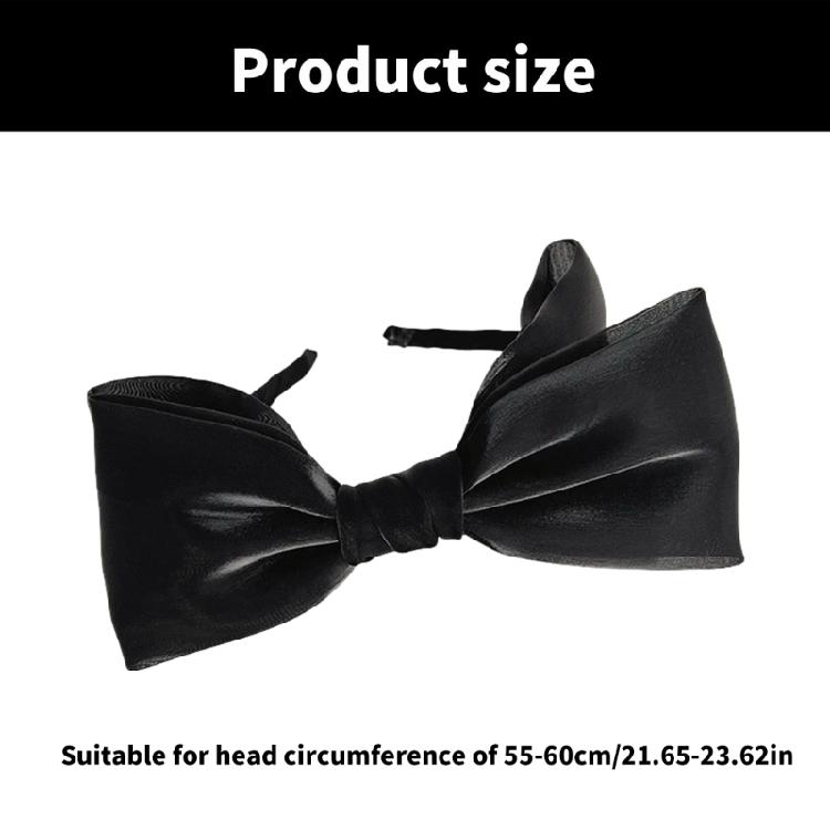 Tulle Bows Hairband Fascinator Hairhoop Formal Hair Styling Accessory for Women