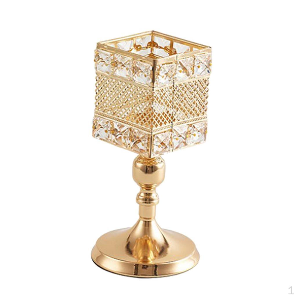 Crystal Candle Holder Lanterns Decorative For Home Decoration Birthday Gift Wedding Celebration