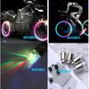 4 Pack LED Valve Stem Caps Lights for Car Tires Wheel Assemblies Auto Motion Light up in Dark Air Neon Bicycle Motorcycle Tyre Bike Truck Golf Cart