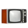 NOLITOY Casă de păpuși Model TV Retro x x Televizor Mic Casă Mini Mobilier pentru Sufragerie sau Dormitor Miniatură, 1,61 1,02 0,87 inci, Aliaj, Decorare,