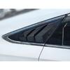 For Hyundai Sonata 9th 2015-Car Rear Louver Window Side Shutter Cover  Trim Sticker Vent Scoop Blind Shades Carbon Fiber ABS