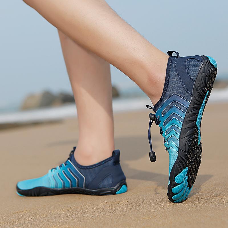 Men's/women's Summer Multi-function Gradient Color Five-finger Swimming Shoes Upstream Shoes Yoga Fitness Shoes