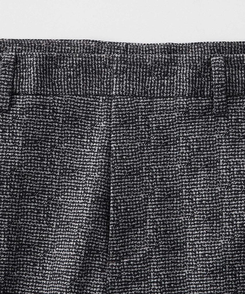 STCO [Hidden Band] Ultra Stretch Jersey Slacks_Black (Tapered Fit)_Spauc01Tab