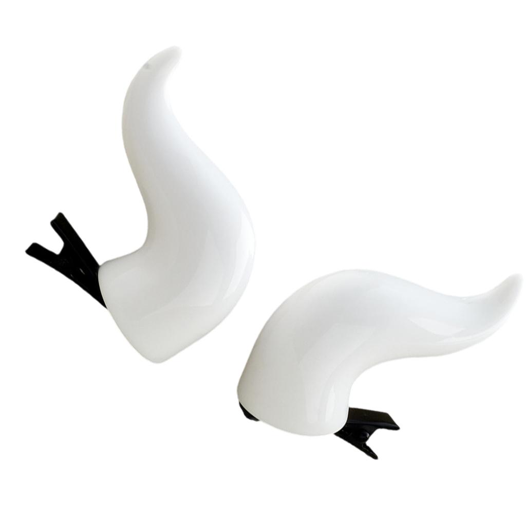 1 pár sponek do vlasů s ďábelskými rohy pro cosplay party, halloweenský kostým, rohatá sponka do vlasů, anime téma, pokrývka hlavy, maškarní pokrývka hlavy