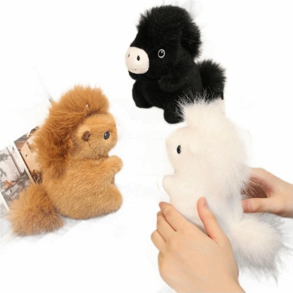 Plush Simulation Horse Plush Toys Simulation Horse Horned Sheep Plush Doll  Children Toys