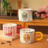 Creative Star Man Ceramic Mug Gift High Pretty Home Cute Barbie Rabbit Cartoon Cute Couple Pair of Cup