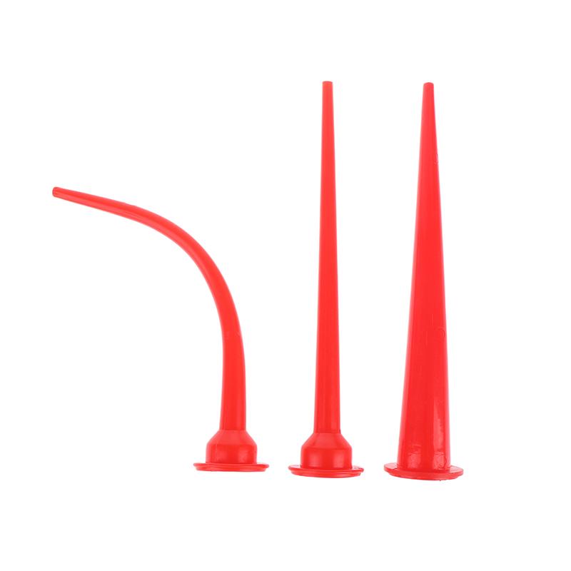 Long Caulking Nozzle Set Plastic Caulking Nozzle Applicator Sausage Caulking Extension Tool Camber