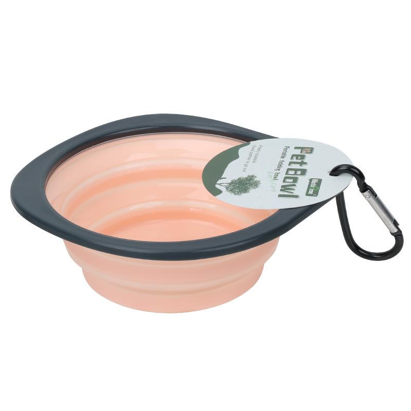 Pet bowl, eating utensils, portable folding bowl, accompanying dog food bowl, universal for cats and dogs