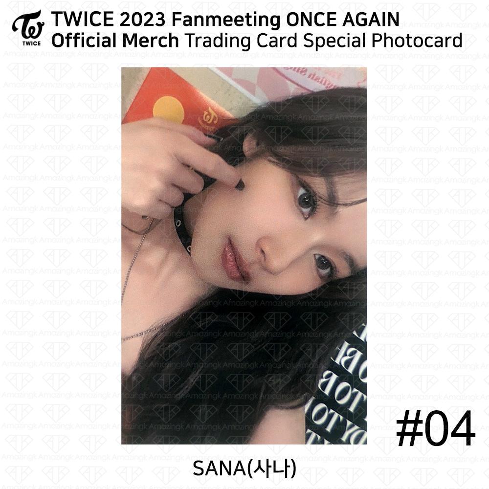 Twice 8. Jahrestag ONCE AGAIN Fanmeeting Pop-up MD Sammelkarte Fotokarte