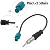 Car Audio Installation Antenna Adapter Easy Installation High-quality ABS Material Seamless Fit For Chrysler 200