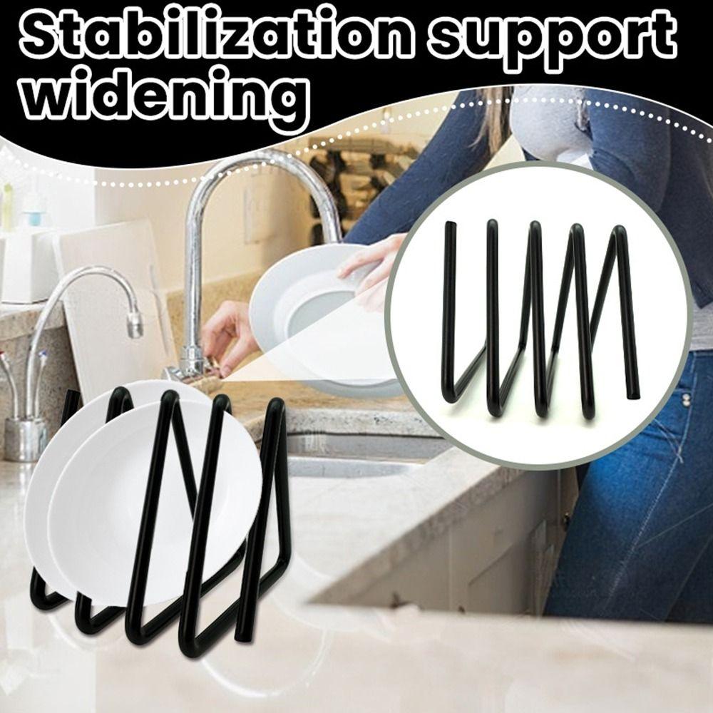 Anti-rust Cooking Pallet Triangle Rack Metal Chopping Board Holder Kitchen Use