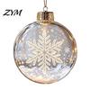 Indoor Outdoor Xmas Decor Glowing Christmas Story Ornament, Light?Up Mini Holiday Scene Hanging Ball with Warm Seasonal Home Accents LED Light,