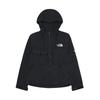 Hooded Logo Zip Long Sleeve Jacket Men Jackets Black NJ3LR02J
