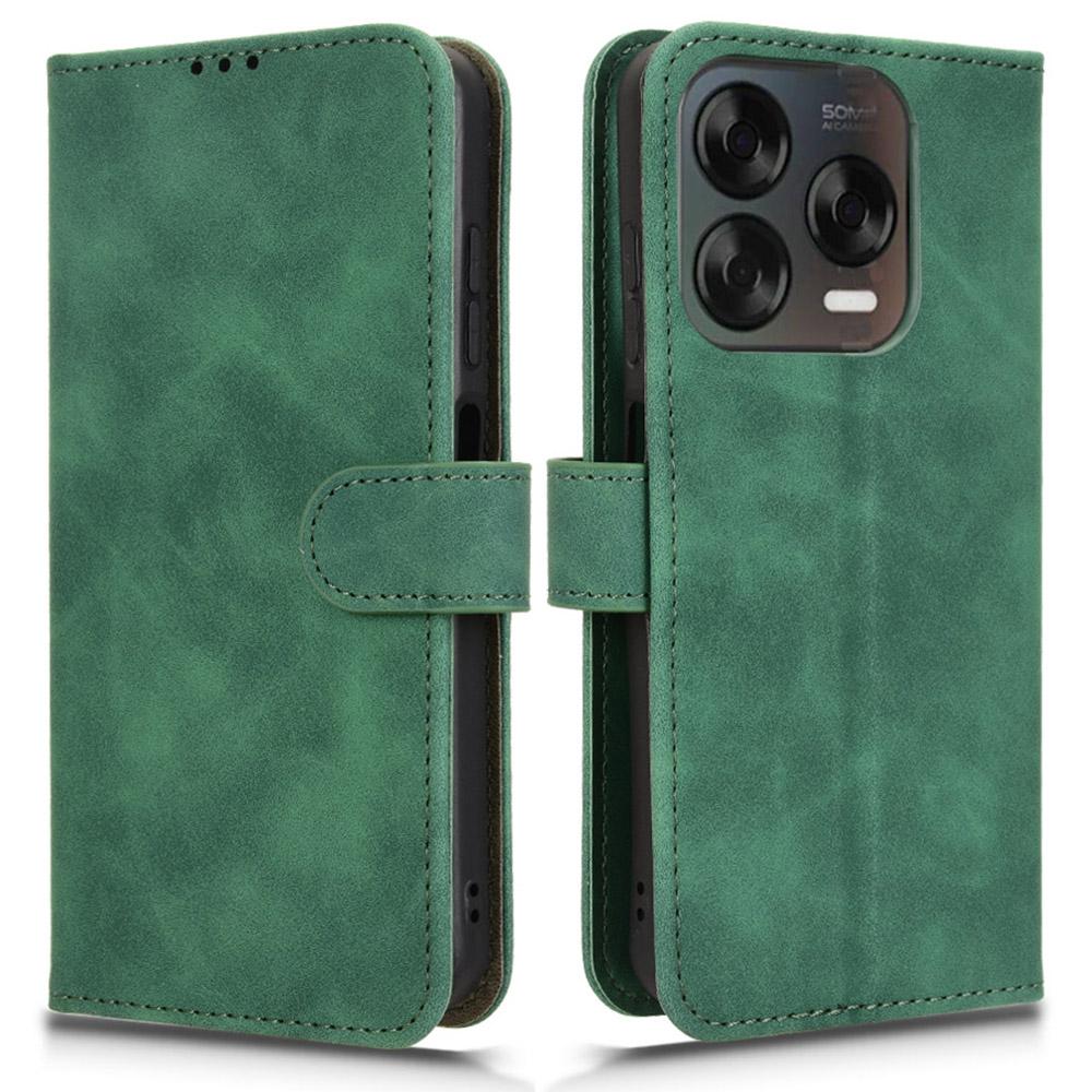 For ZTE Blade V70 Vita Leather Case Skin Feel Anti Drop Wallet Flip Phone Cover