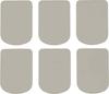 BG Small Mouthpiece Cushions, 0.9mm, Pack of 6, Clear, A12S