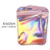 Laser Rainbow Self Sealing Bag Reusable Sealed Zipper Lock Packaging Bag Earrings Necklaces Hair Accessories Wrapping Pouch Product Storage Sack
