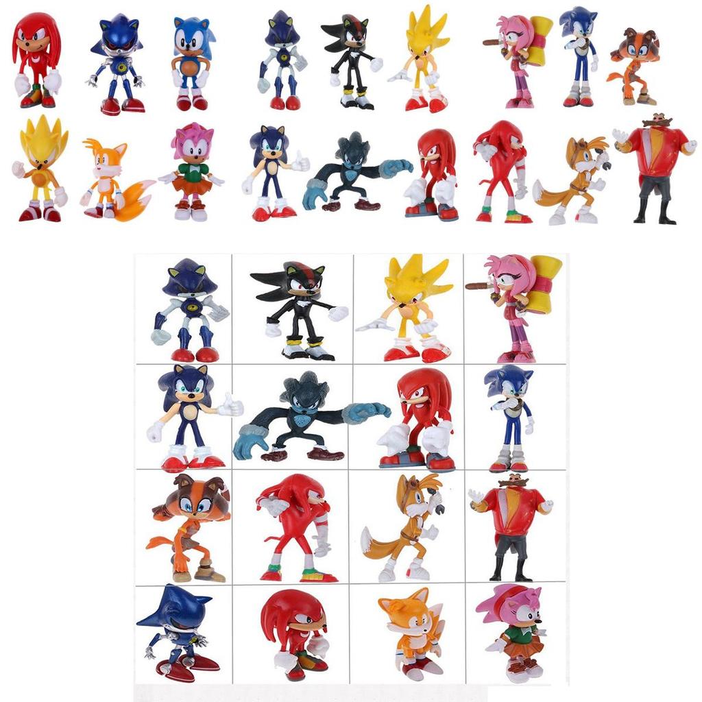 Premium Quality Cute Sonic The Hedgehog Game Action Figures Toy Set For Kids And Adults
