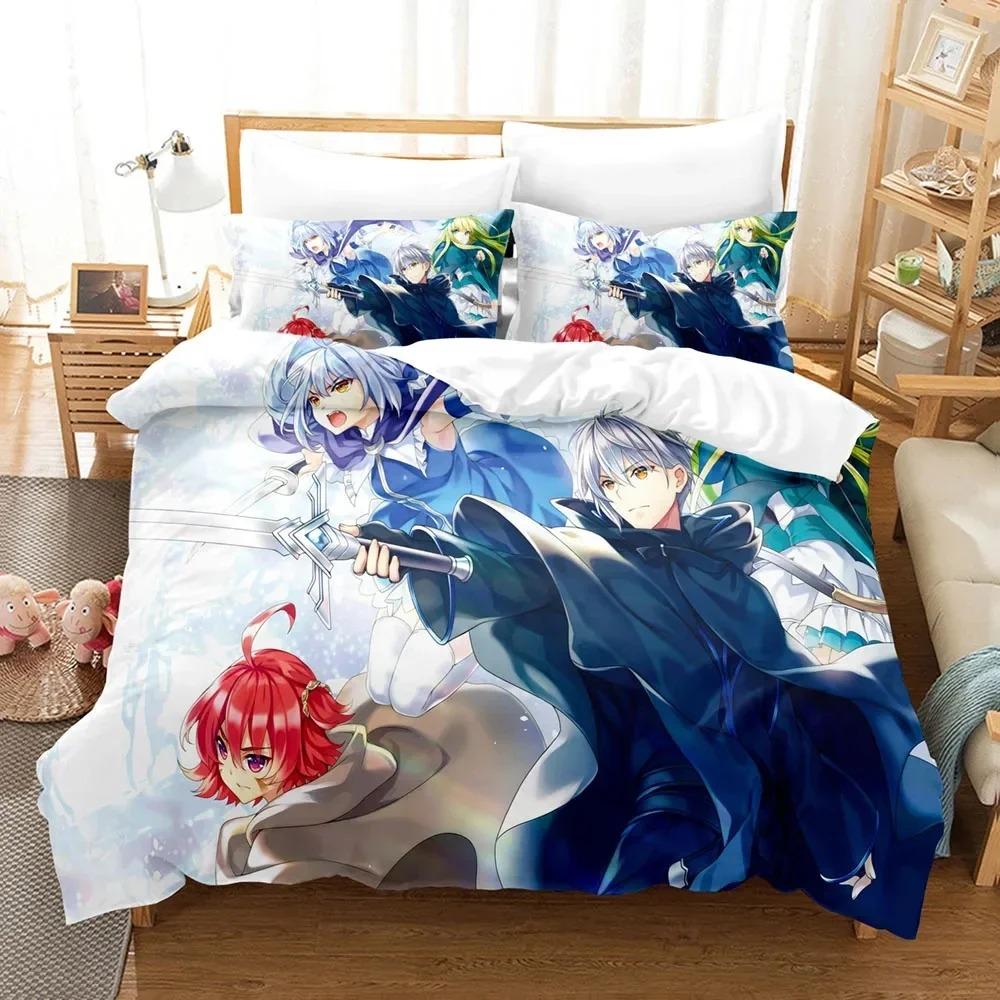 3D Anime Seirei Gensouki Bedding Set,Duvet Cover Comforter Bed Set Quilt Cover Pillowcase,King Queen Twin Size Boys Girls Adults