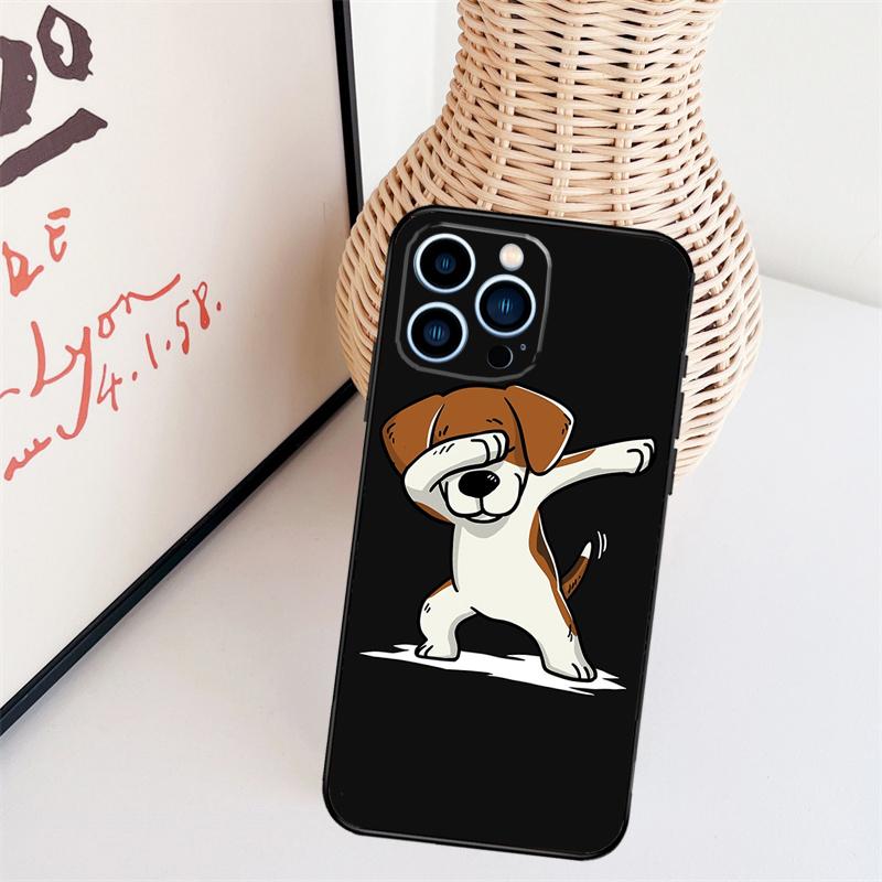 Beagle Dog Cute Cartoon Phone Case For iPhone 17 Pro Max 16 15 11 13 12 14 Pro Max mini 15 16 Plus 16e 17 Air Cover